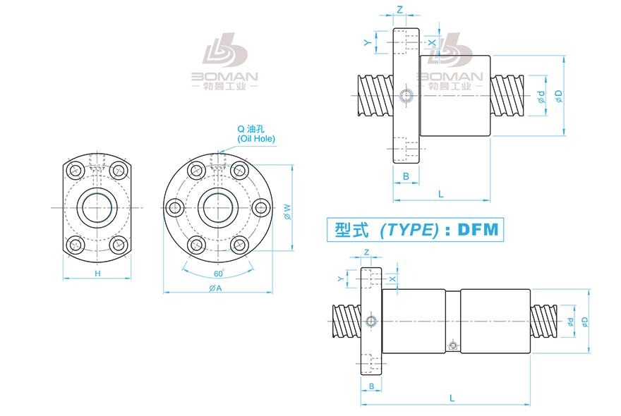 TBI SFM03205-4 TBI丝杆型号选择