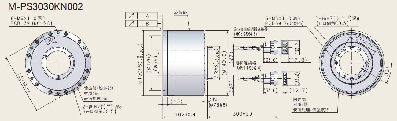 M-PS3030KN002-NSK 大扭矩马达 PS系列